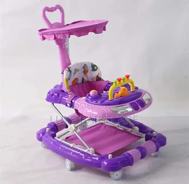 Baby Walker With Sun Roof Lights, Music Side Stroller