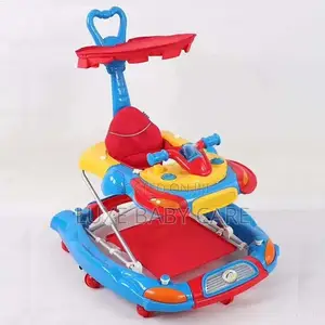 Baby Walker With Sun Roof Lights, Music Side Stroller