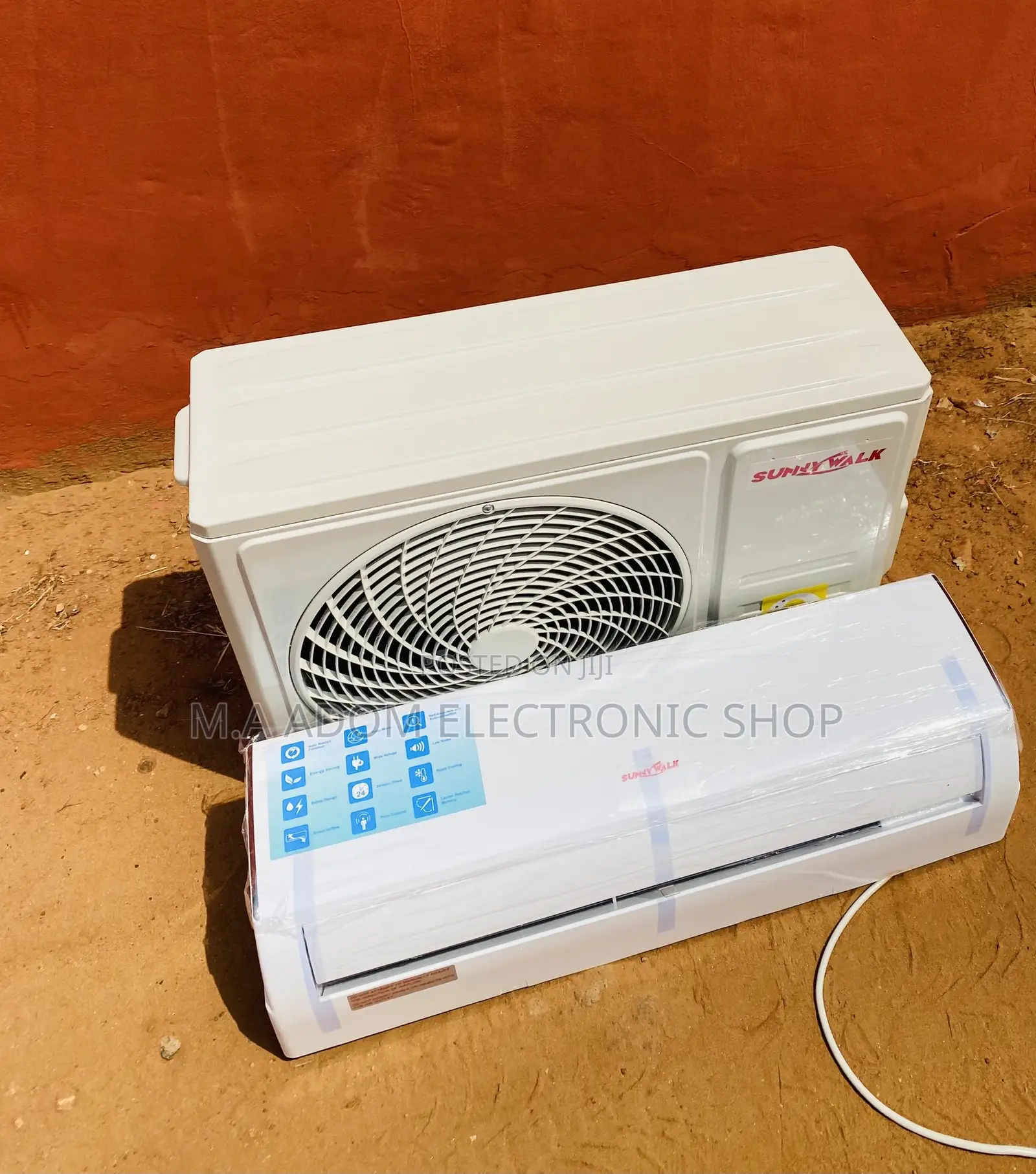 Fresh in Box Sunnywalk 2.0hp Split Type Ac,White.