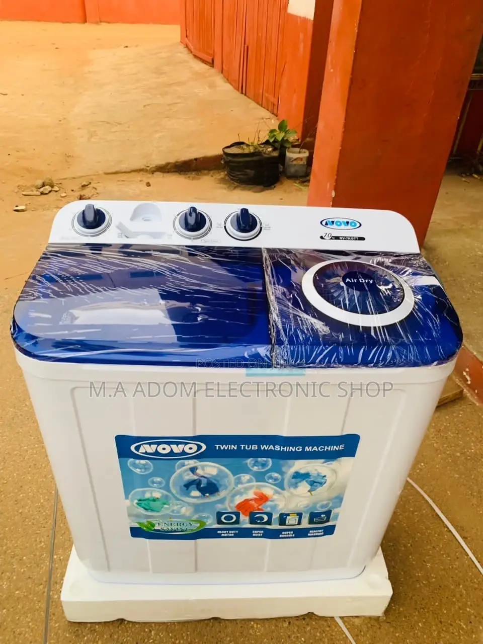 Quality Yet Affordable Novo 7kg Washing Machine.