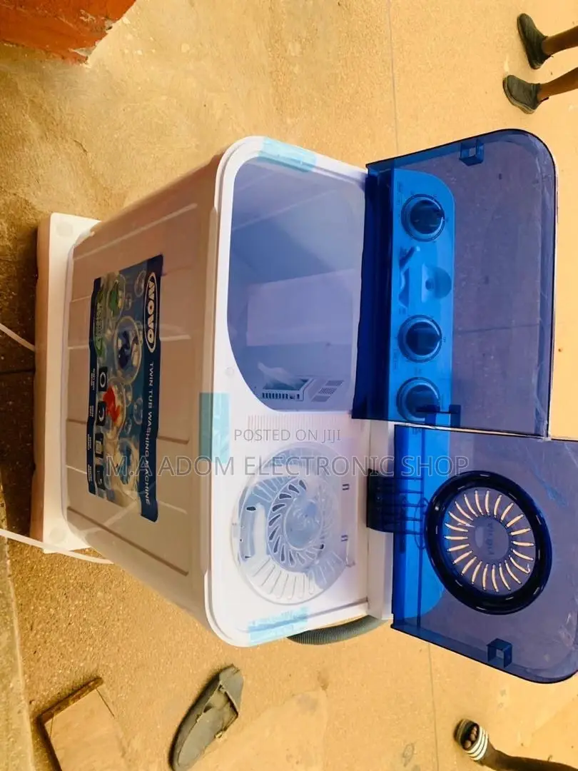 Energy Efficient Novo 7kg Semi-Automatic Washing Machine.
