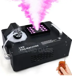 1500w Fog Machine, Dmx Rgb 3in 1 24 Led Smoke Machine