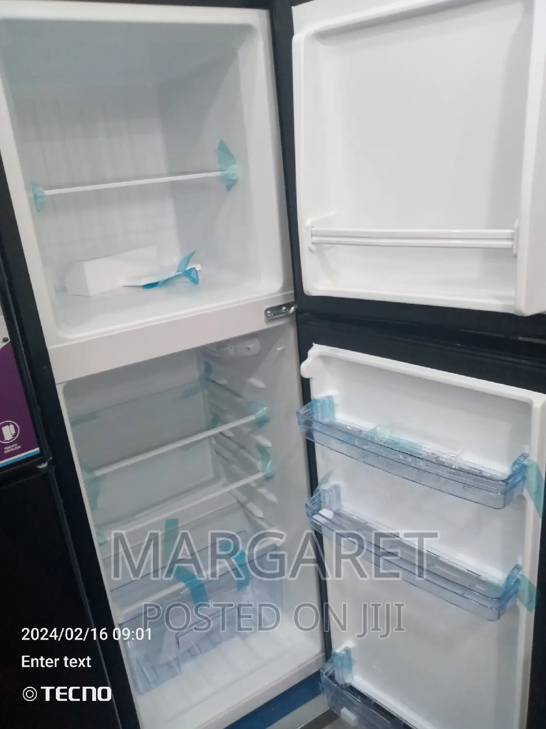Pear Top Freezer Double Door Fridge