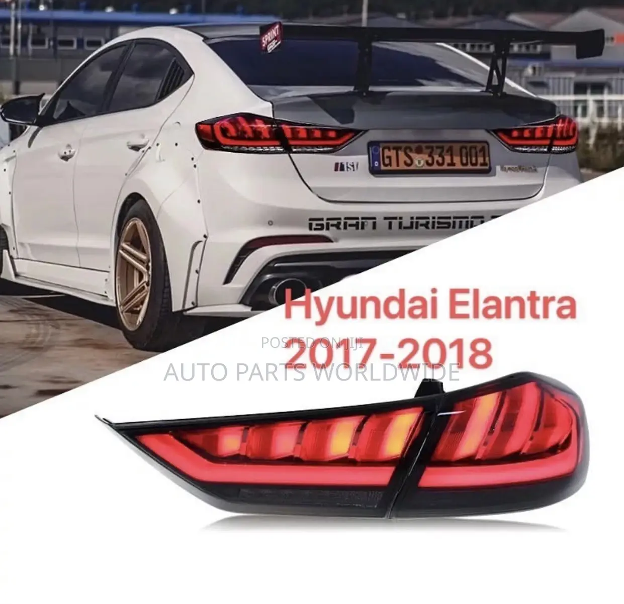 Hyundai Elantra 2017-2019 Taillights Spec