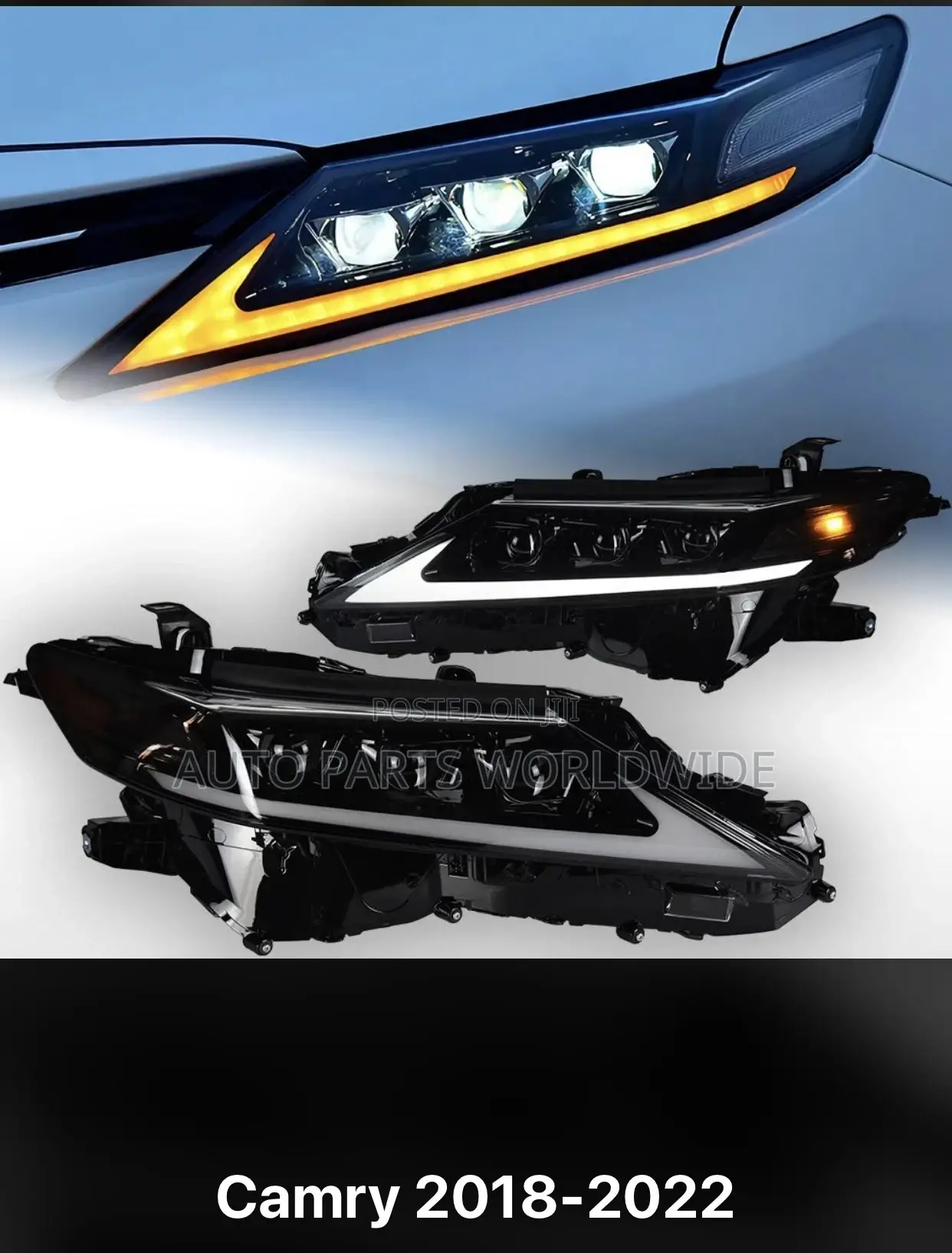 Toyota Camry Headlights 2018-2022