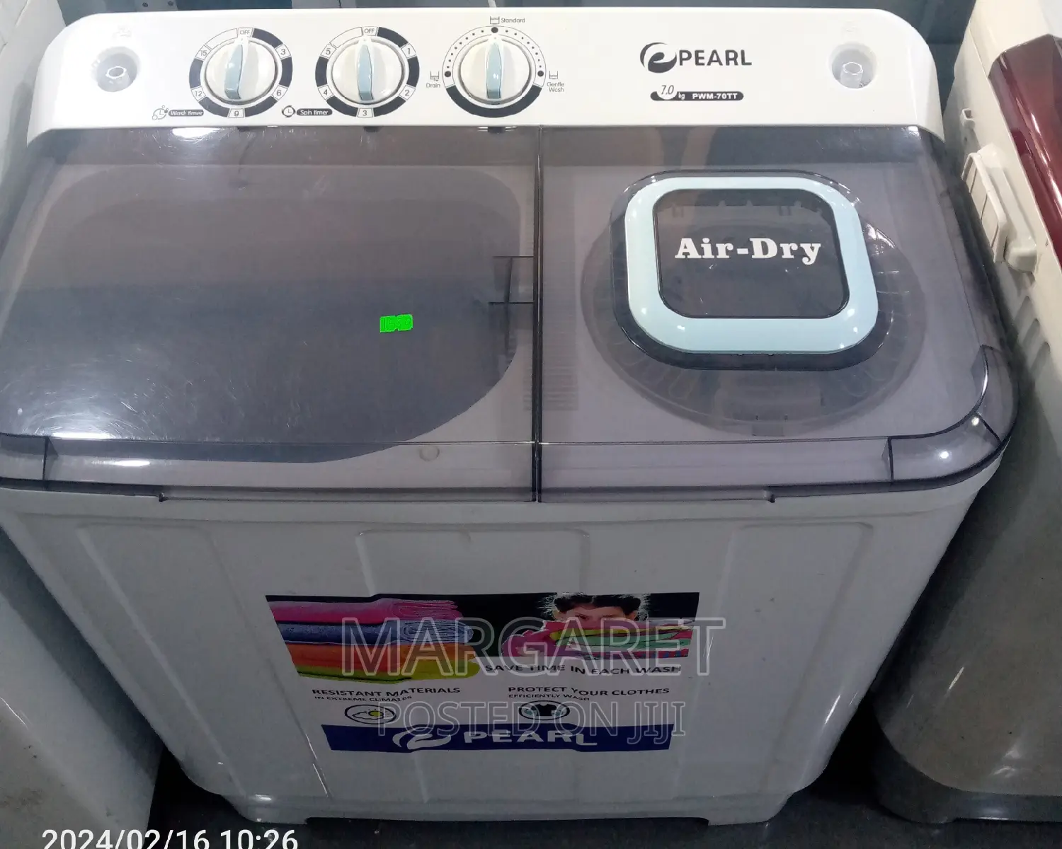 Pearl Twin Top 7lg Washing Machine