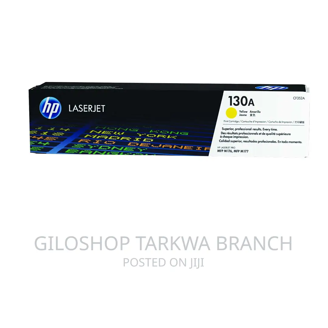 Hp Cf352a 130a Yellow Laserjet Toner Cartridge
