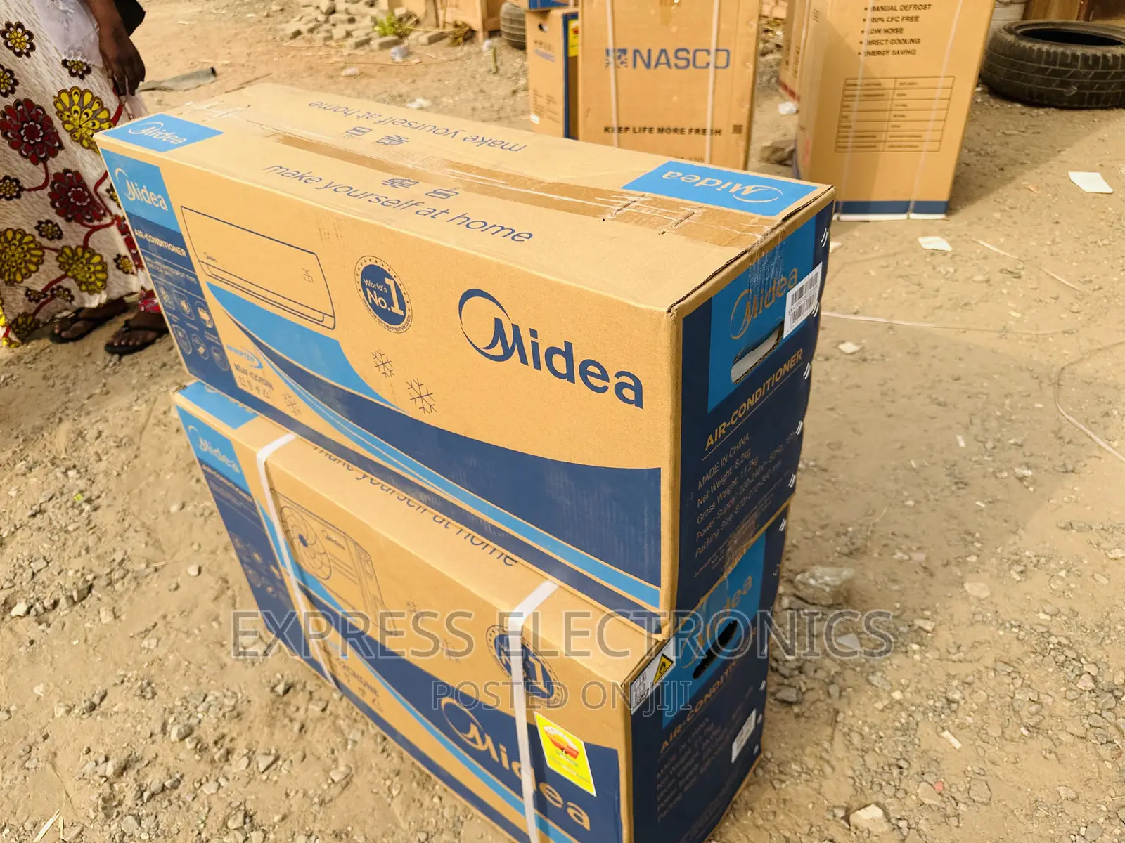 Midea Split R410 Gas AC White 