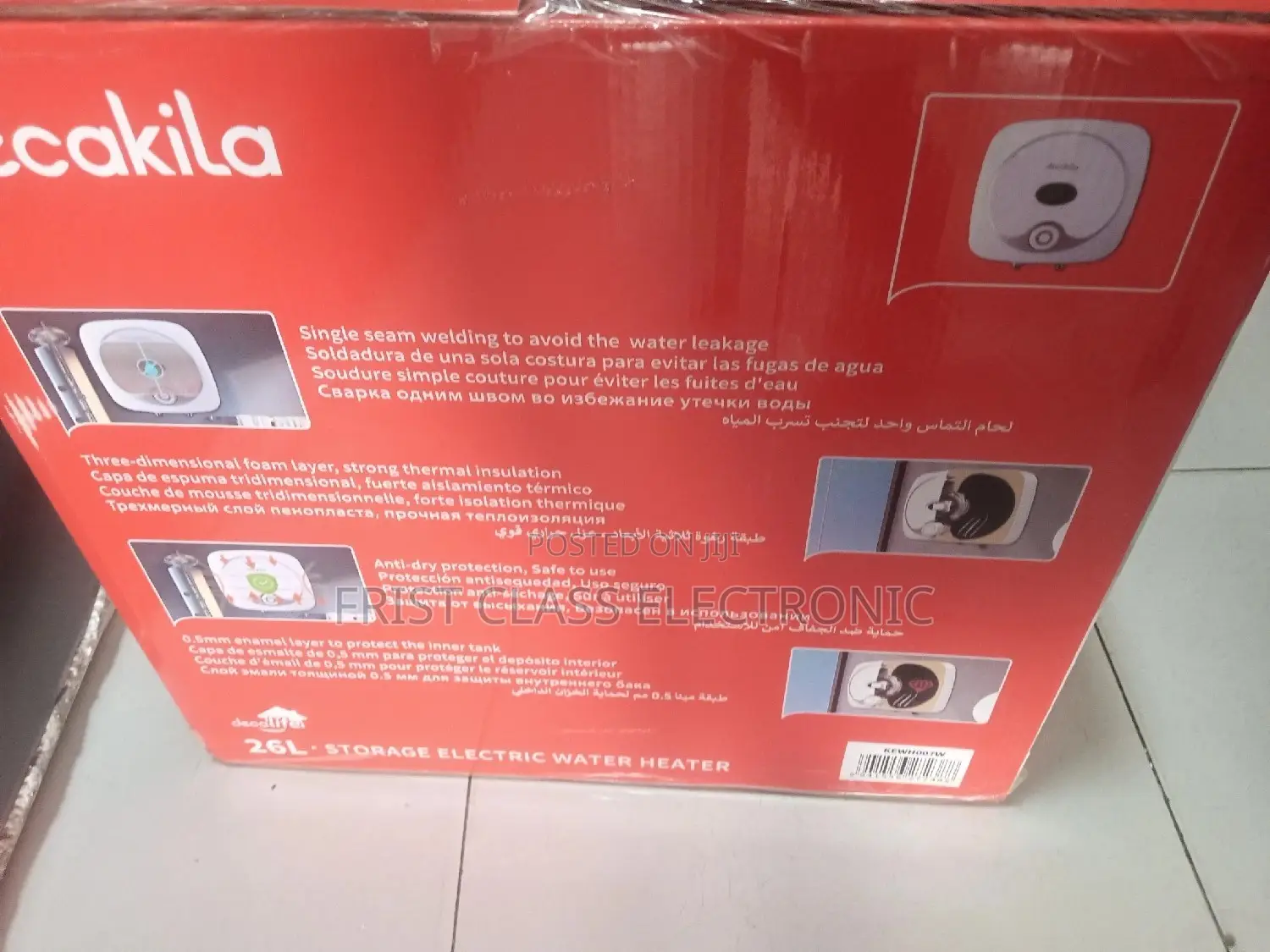 Deckakila 26L Storage Electric Water Heater