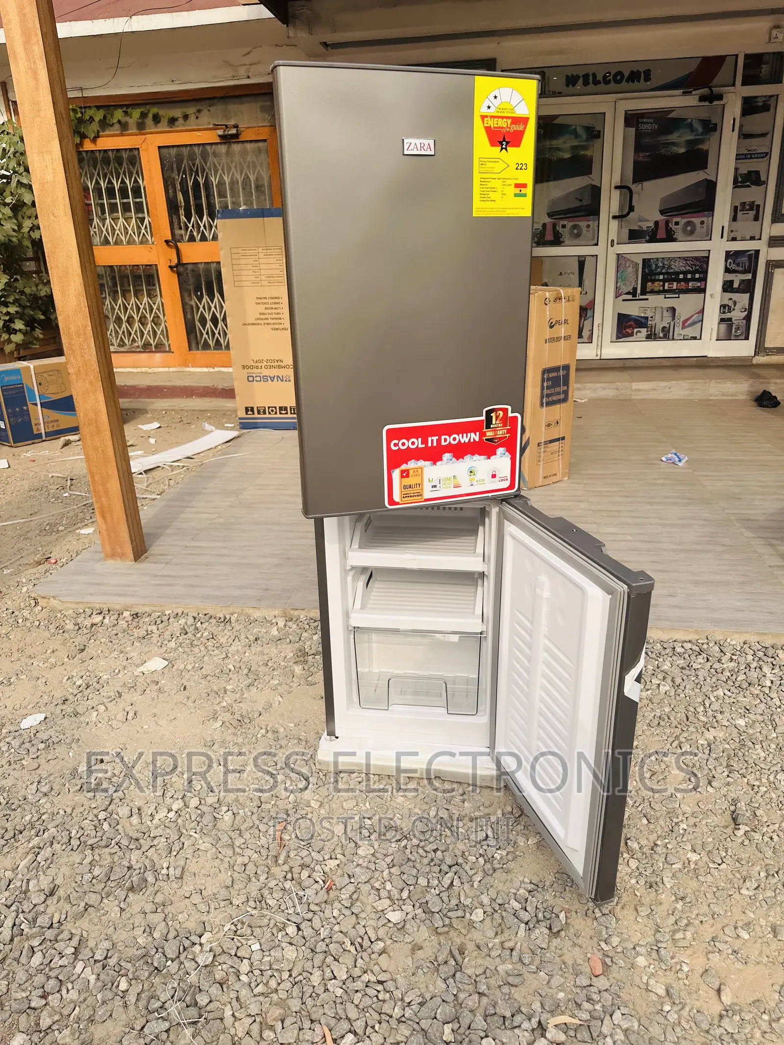 Brand — New Zara 240BF Double Door Fridge