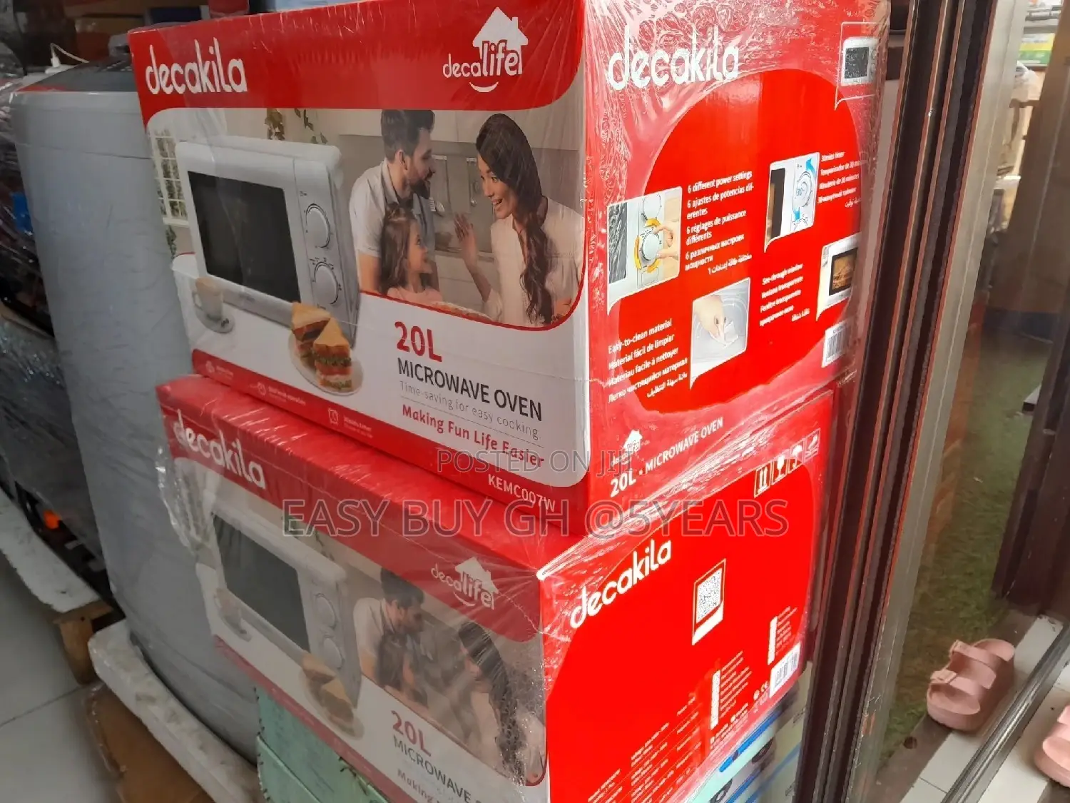 Preheating Microwave 20 Decakila Microwave Oven 20L Smart
