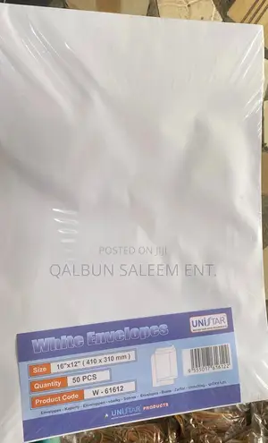 A3 White Envelope 80gms 50 Pieces In A Pack 410mm X 310mm