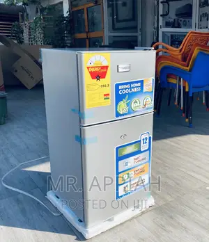 Durable And Affordable Nasco Nasf2-120 Fridge,Silver.😇