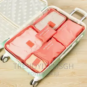 6pcs/Set Travel Storage Bag Clothes Tidy Luggage Organizer
