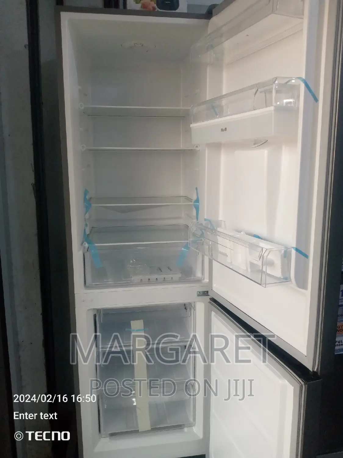 Nasco 309 Littres Double Door Fridge