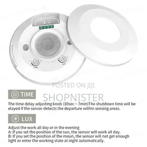 PIR Sensor Light Switch 220v Delay Adjustable Ambients