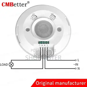 PIR Sensor Light Switch 220v Delay Adjustable Ambients
