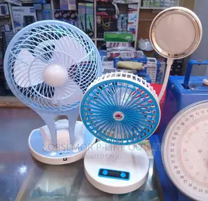 Chargeable Fan With Led Light