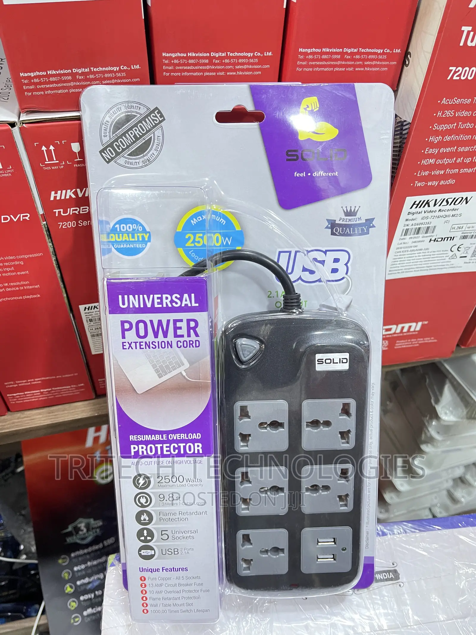 Solid Universe Power Extension Board Cord 3M