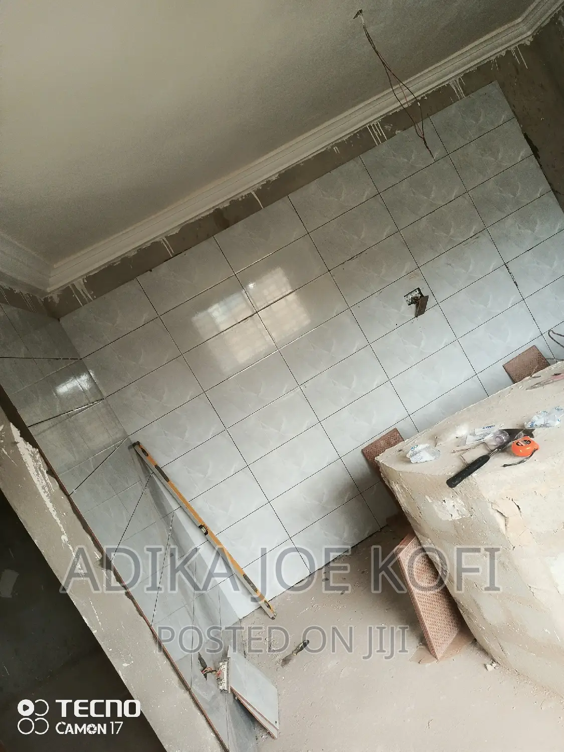 Kitchen Wall Tilling Professionally