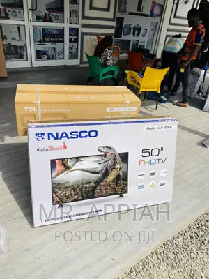 Classic Nasco 50 Inch Digital Satellite Led Tv,Black