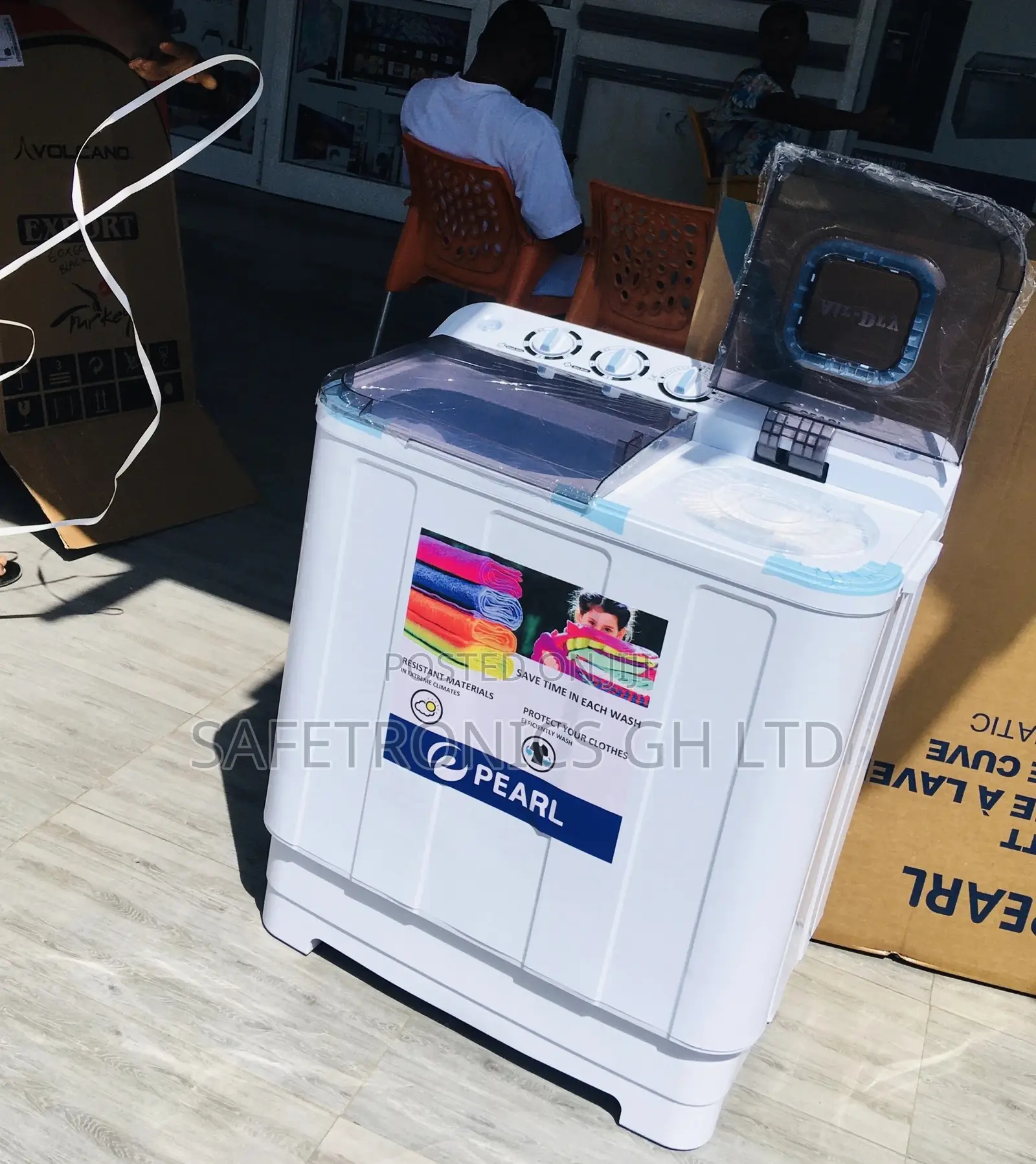 Durable Pearl 7kg Semiautomatic Topload Washingmachine