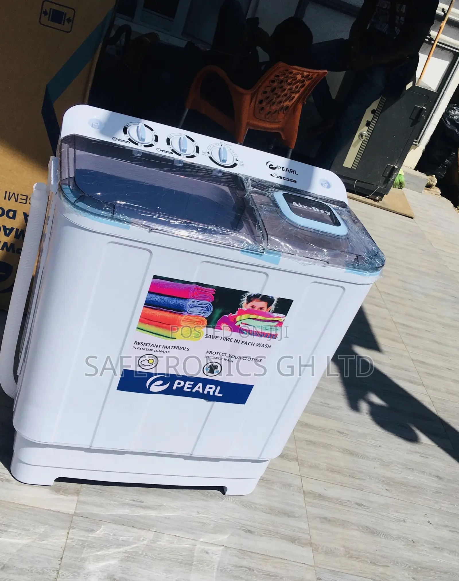 Perfect Pearl Semiautomatic 7kg Topload Washingmachine