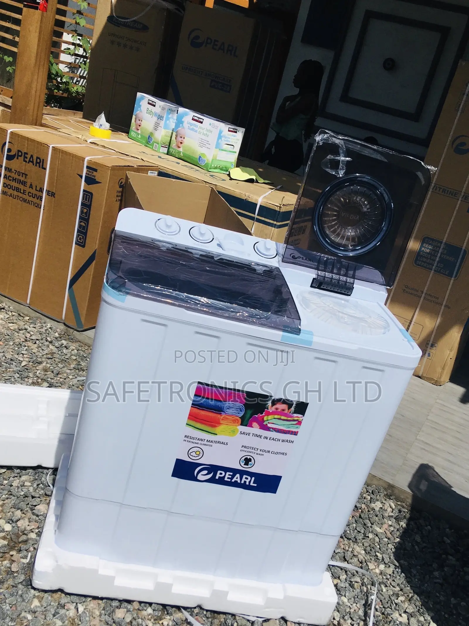Pearl Essential 12kg Washingmachine Topload Semiautomatic