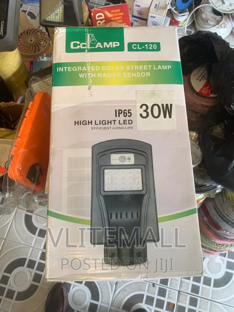 30W Solar Street Lamp With Radar Sensor