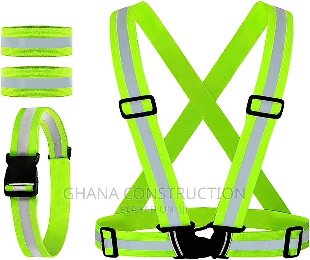 Adjustable Safety Reflective Vest Belt Stripe