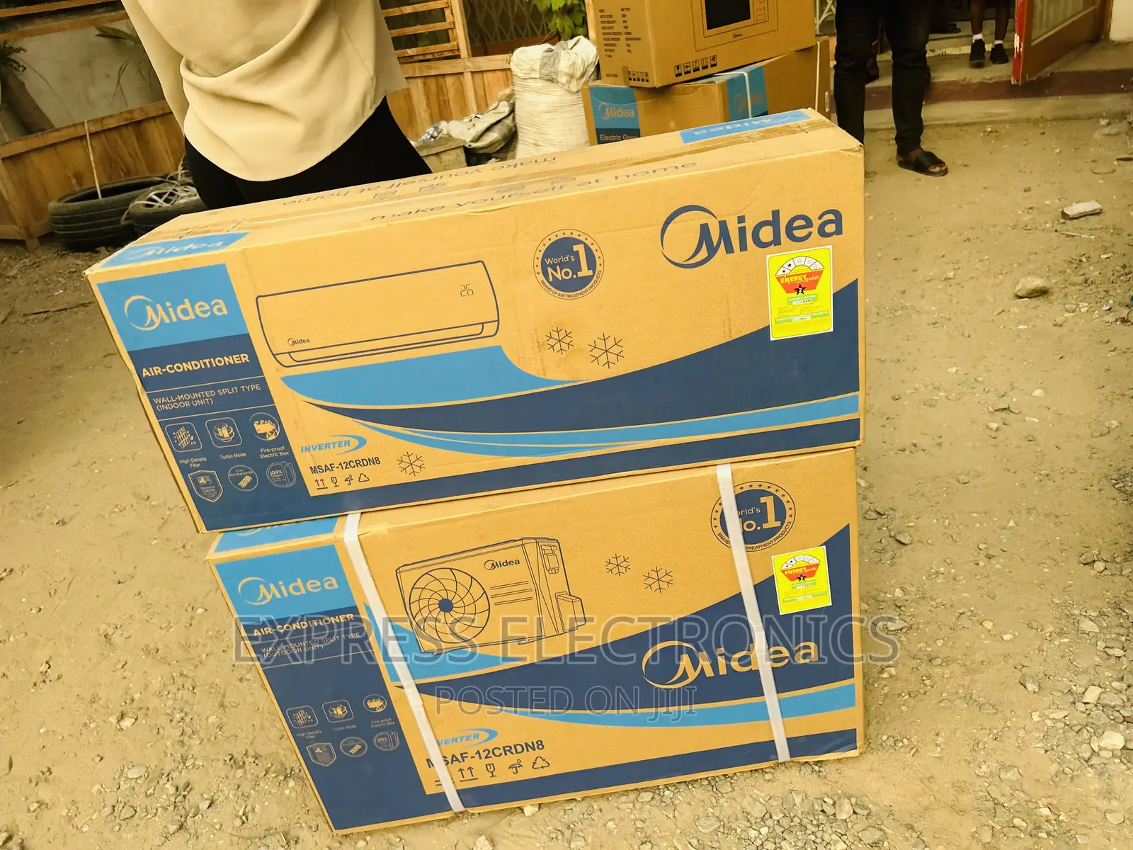 Economic System Midea Split Inverter 1.5hp Ac White