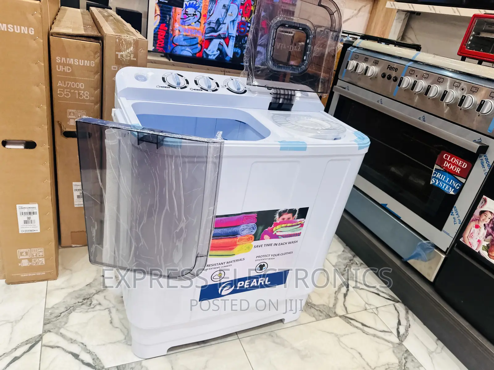 Silent  Operations Washing Machine Pearl 7kg Topload
