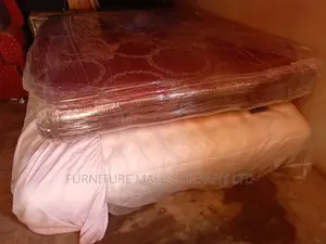 Wine Colored King Size Mattress Available as Seen