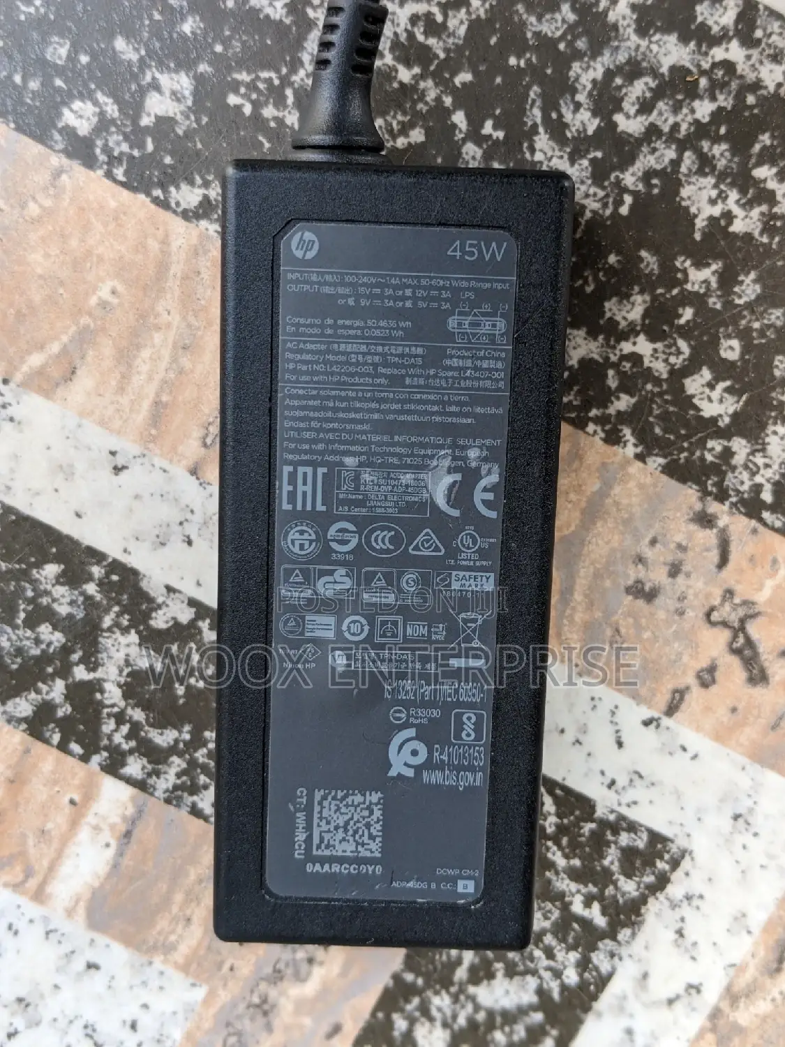 Original Hp Type-C Charger (45w)