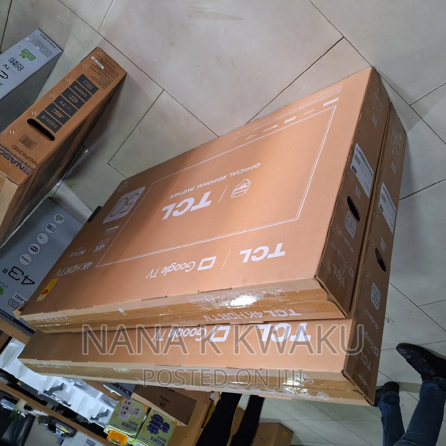 New TCL 50 Inches LED UHD Smart Tv