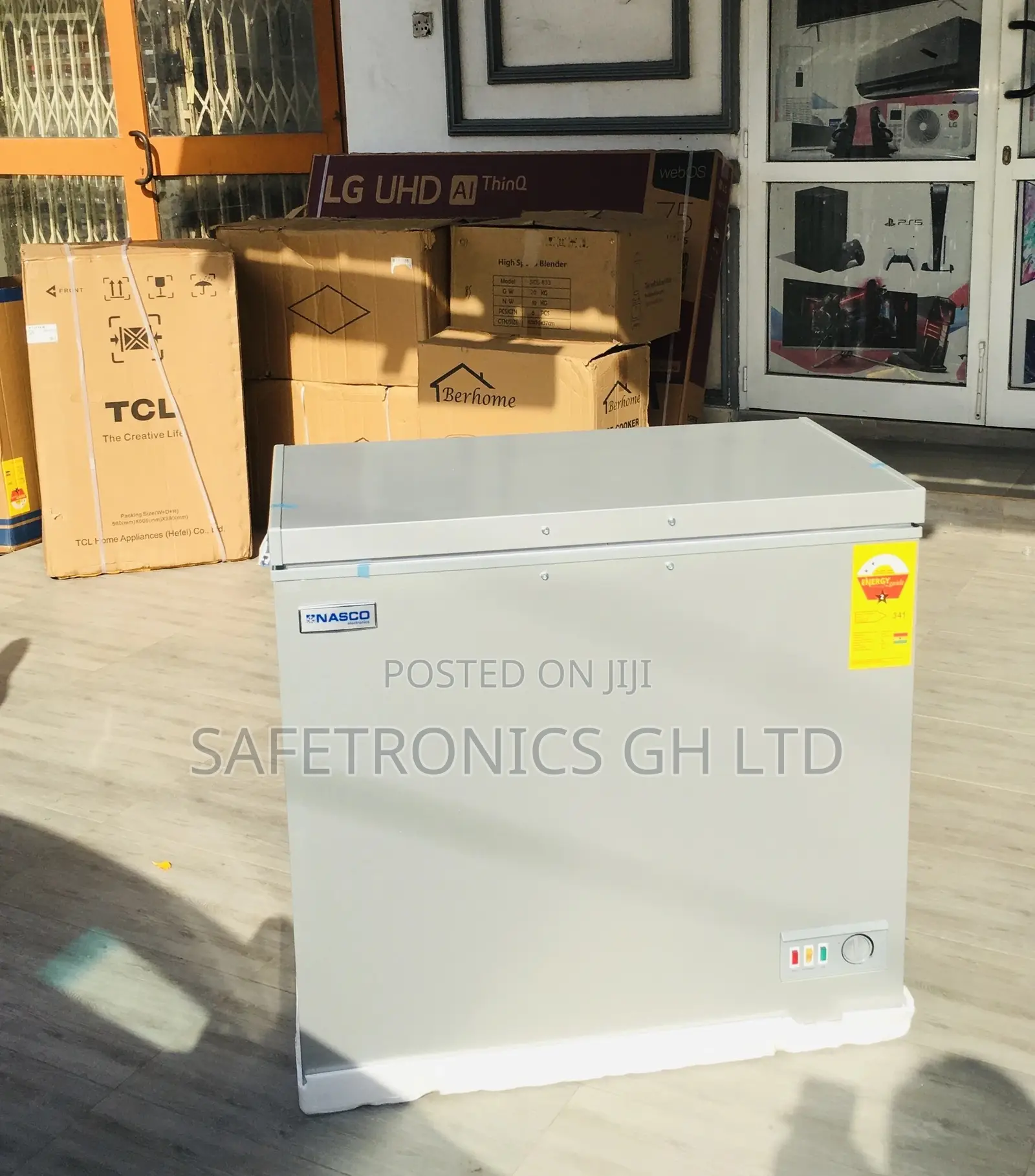 Singledoor Nasco 200 Liters Gray Chestfreezer Nas-250