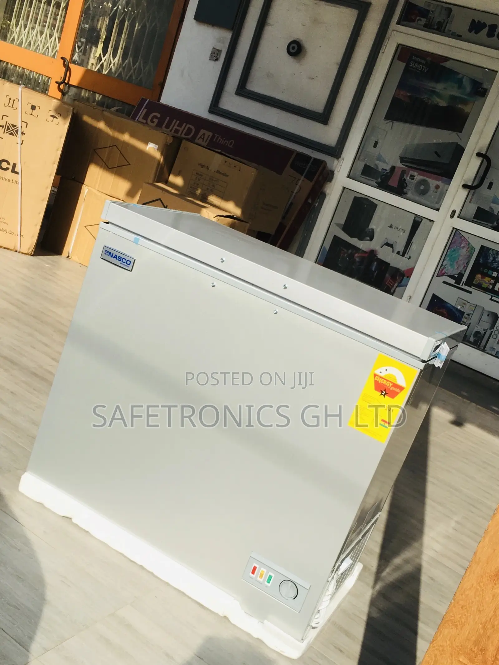 Nas-250 Chestfreezer 200 Liters Gray Singledoor Nasco