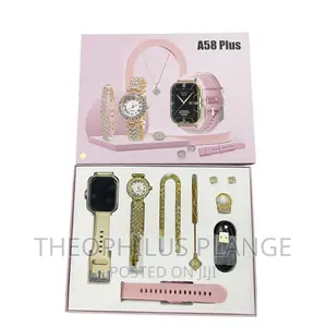 A58 Ladies Smart Watch With Bracelets Set