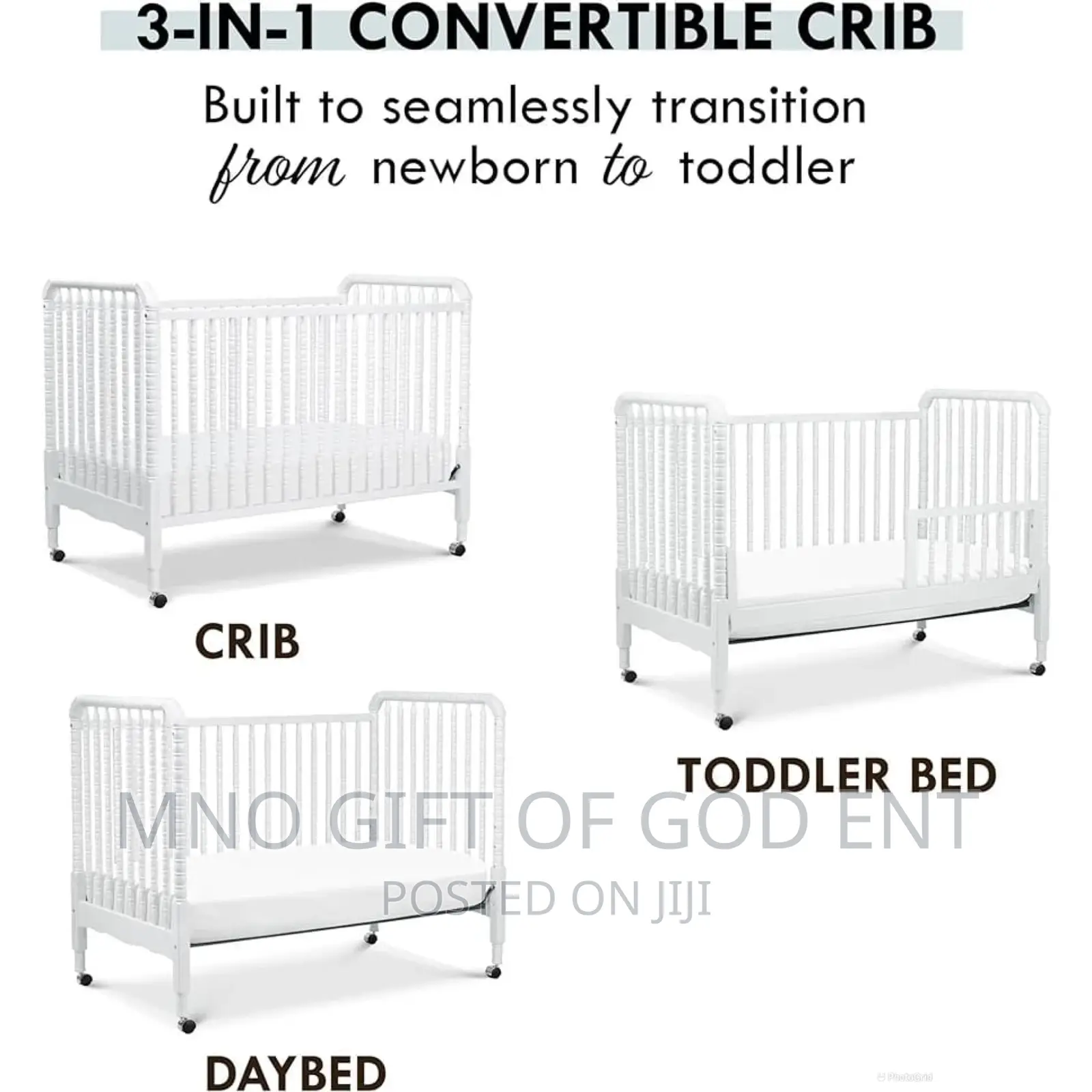 Davinci Jenny Lind 3in1 Convertible Crib From U.S.
