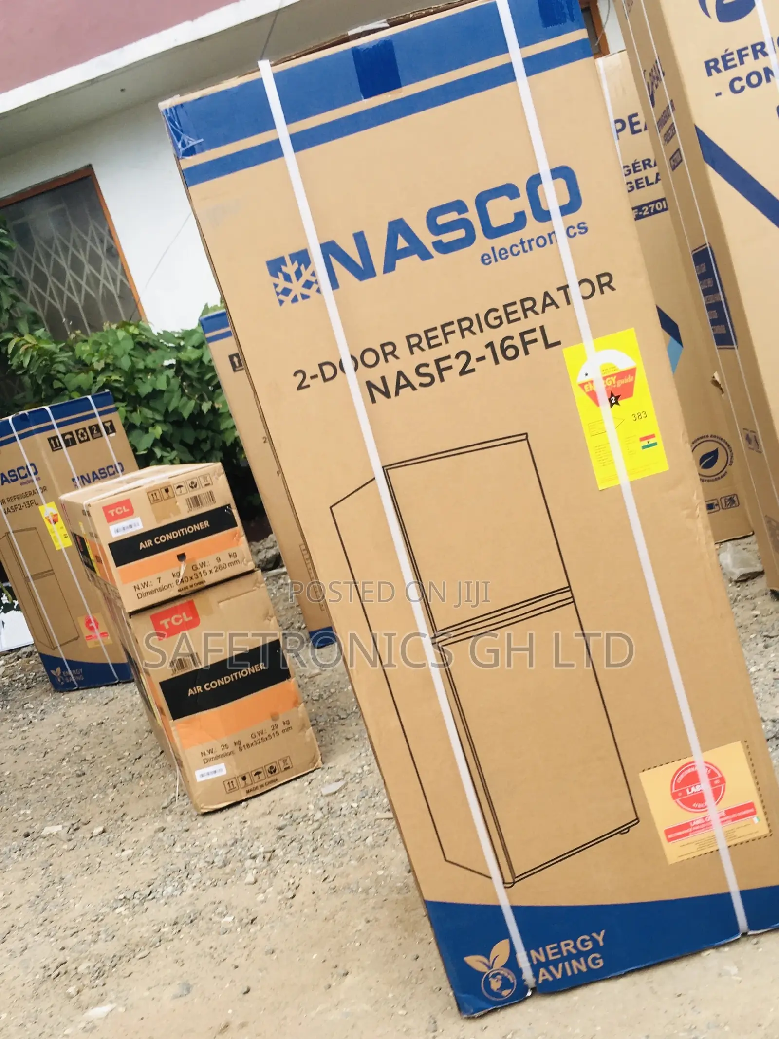 Essential Nasco Gray Nasc2-16fl Doubledoor Topfreezer Fridge
