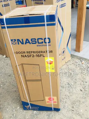 Elegant Topfreezer Nasf2-16fl Doubledoor Gray Fridge Nasco