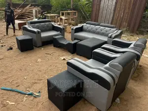 Ash and Black Sofa Family Set