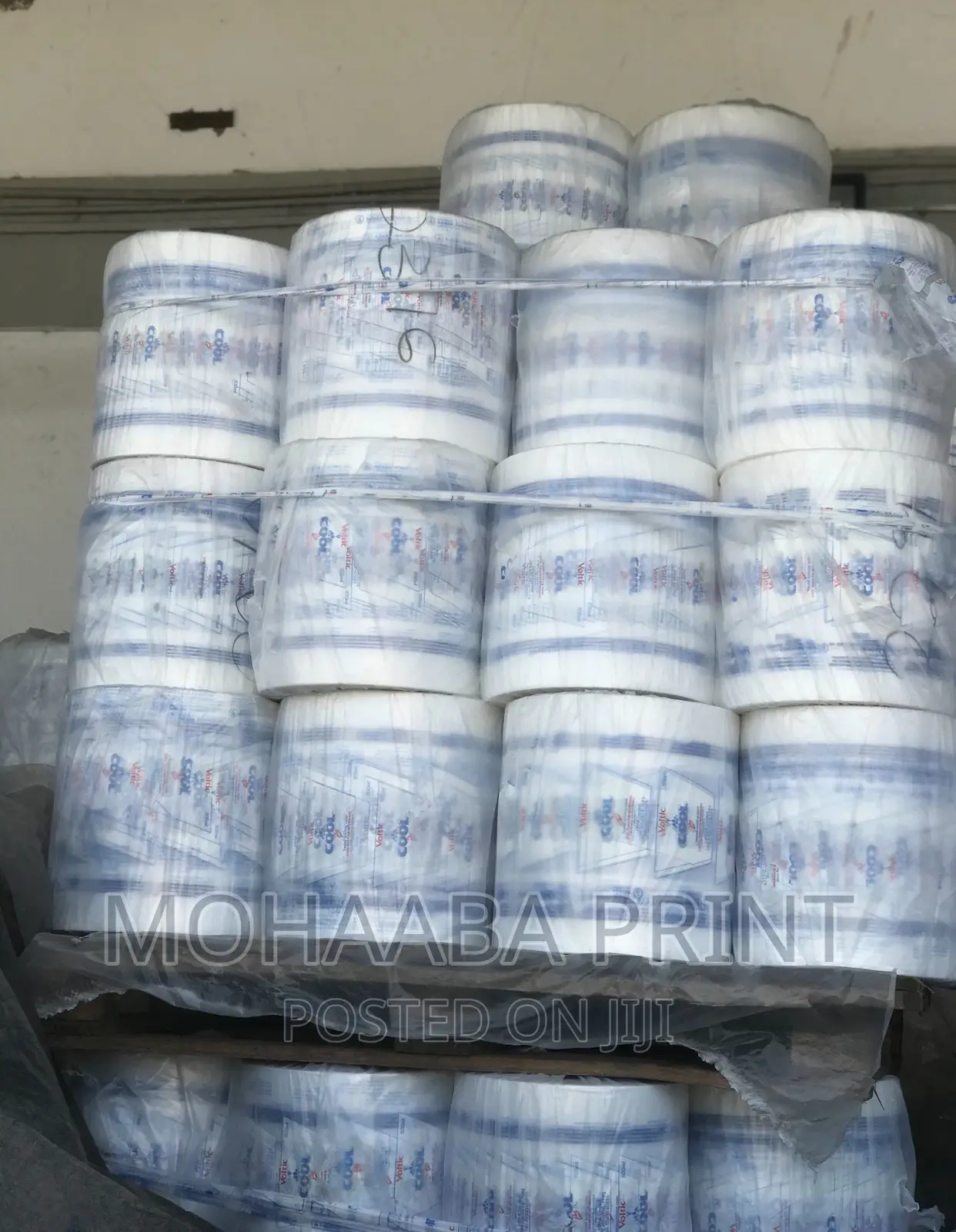 Pure Water Rubber Printing.
