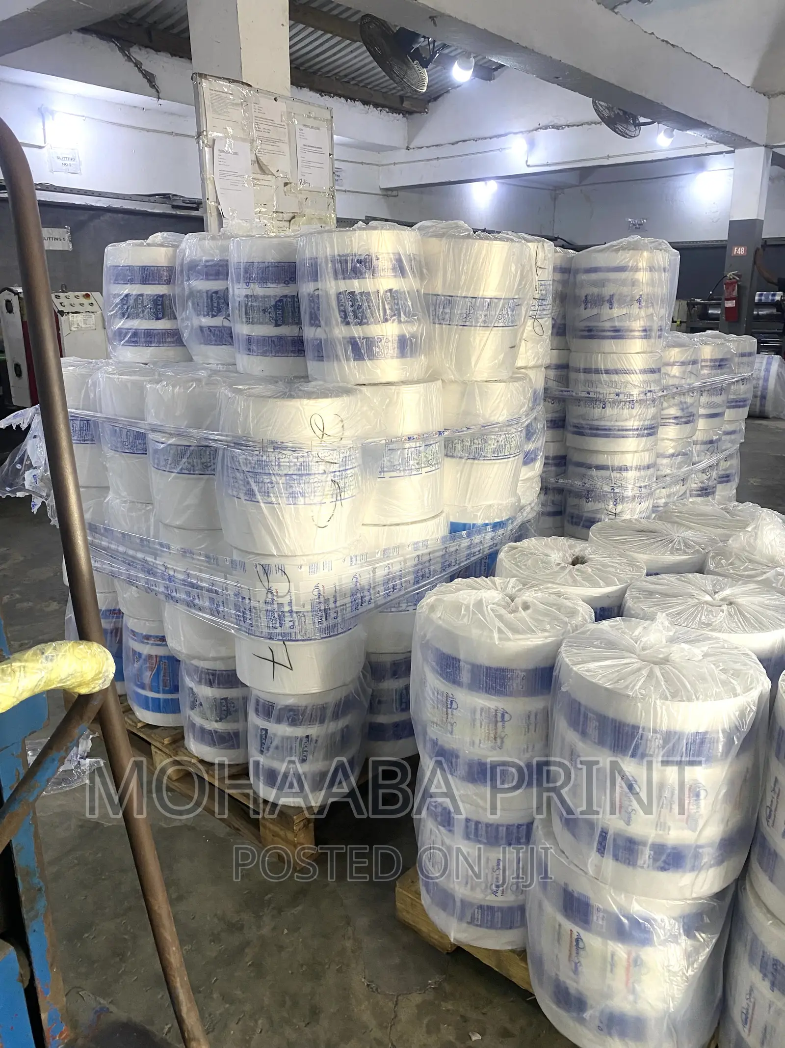 Pure Water Rubber Printing.