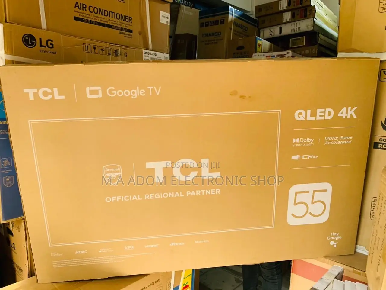 Latest TCL 55c645 55 Inch Ultra HD Smart Qled Google Tv.