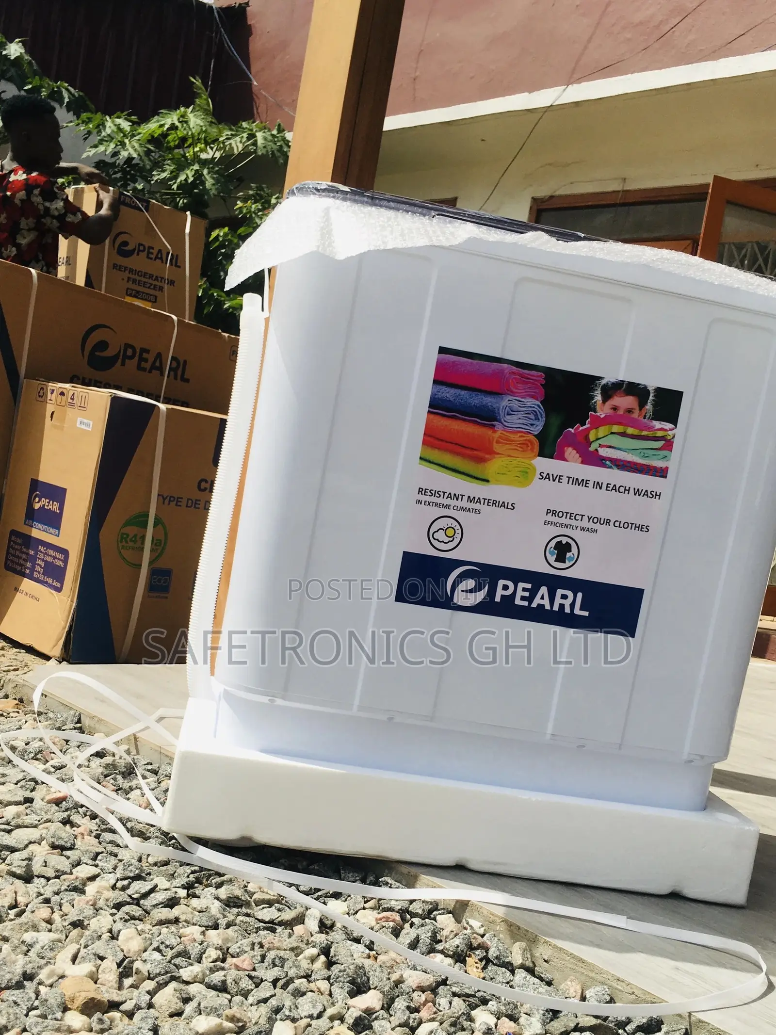 Topload Semiautomatic Pearl 7kg Washingmachine White