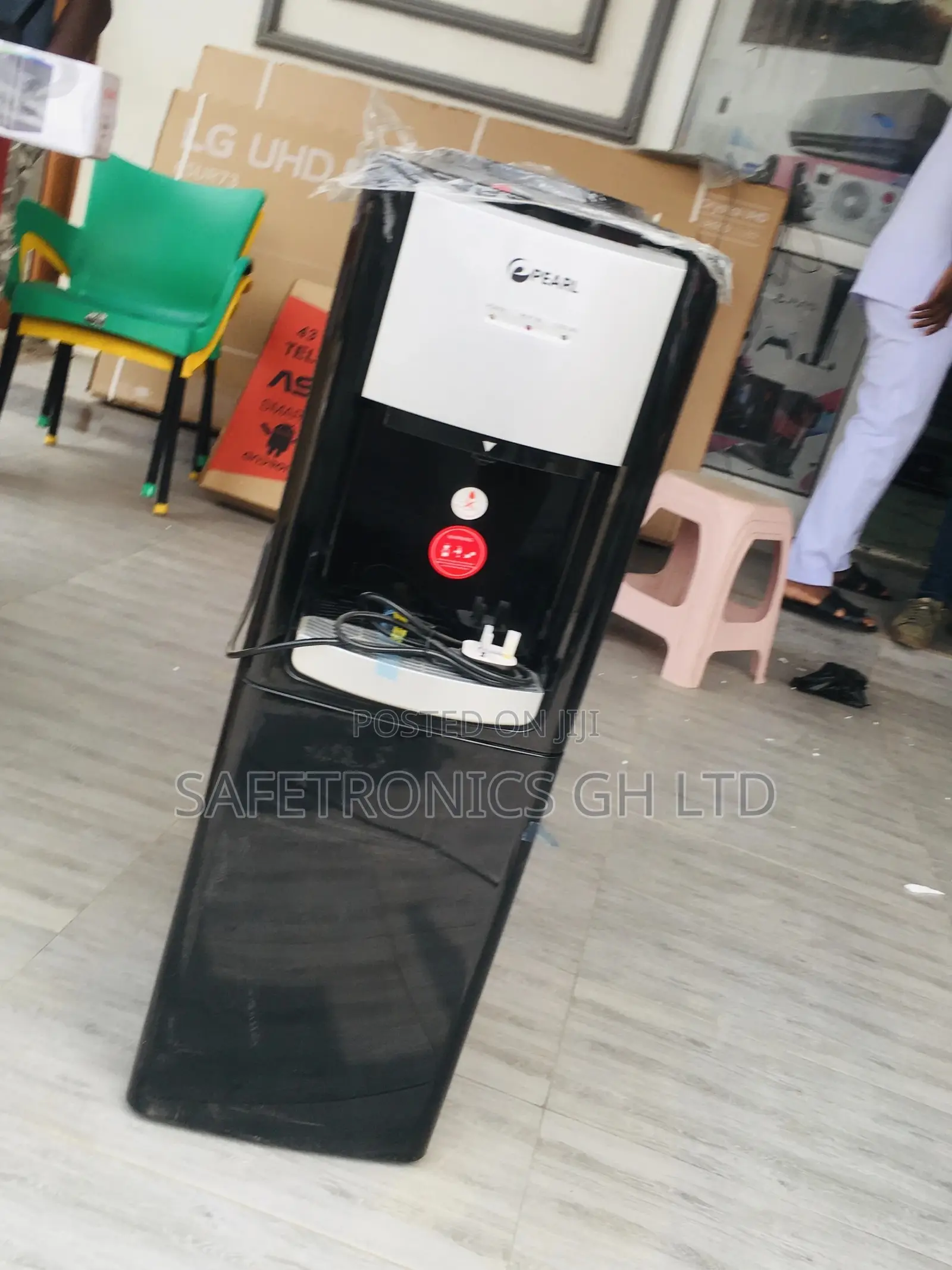 Pearl Electric Water Dispenser PWD-2008 Black Hot/Cold
