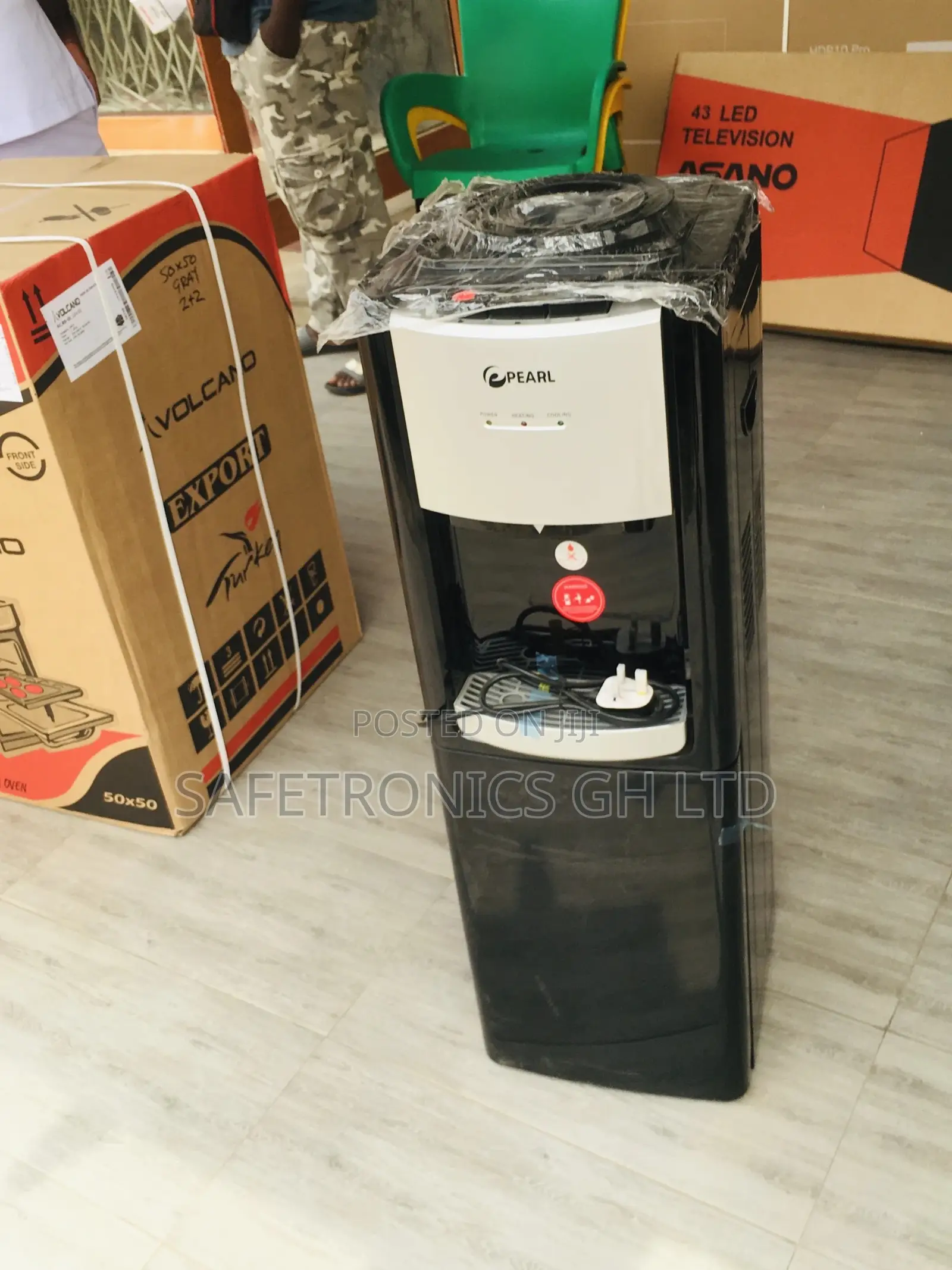 Electric PWD-2008 Water Dispenser Hot/Cold Black Pearl