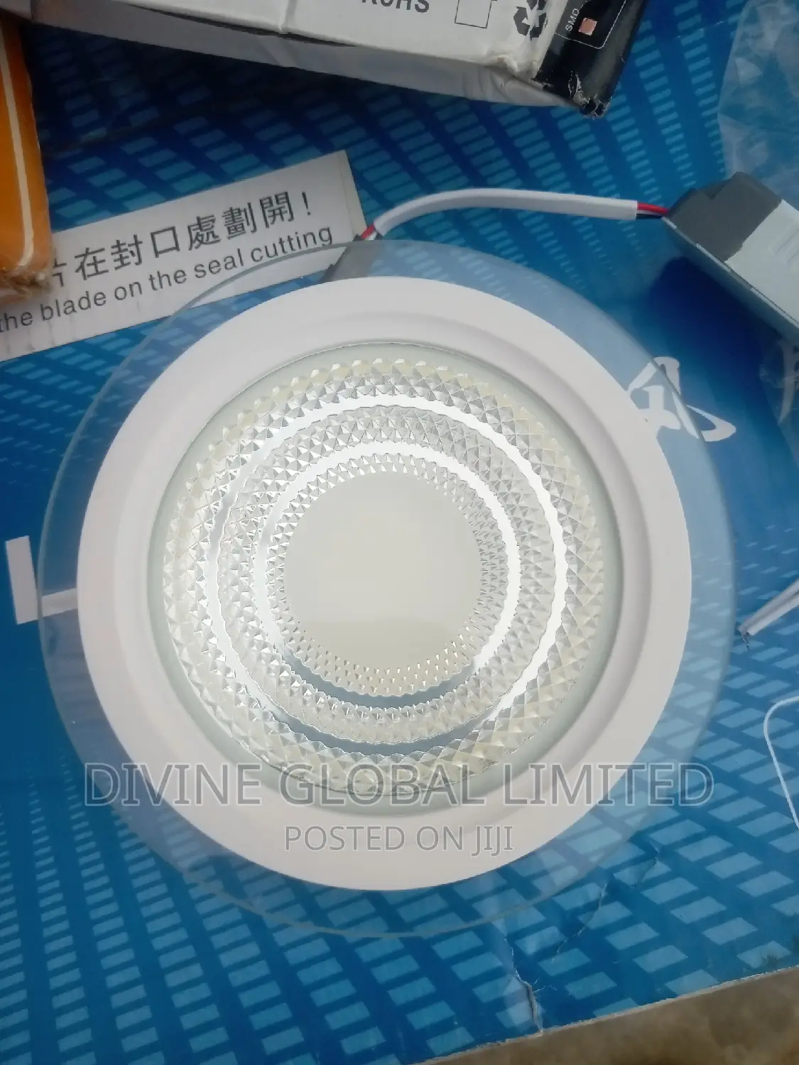 12W Glass Conduit Spot Light Warm + White