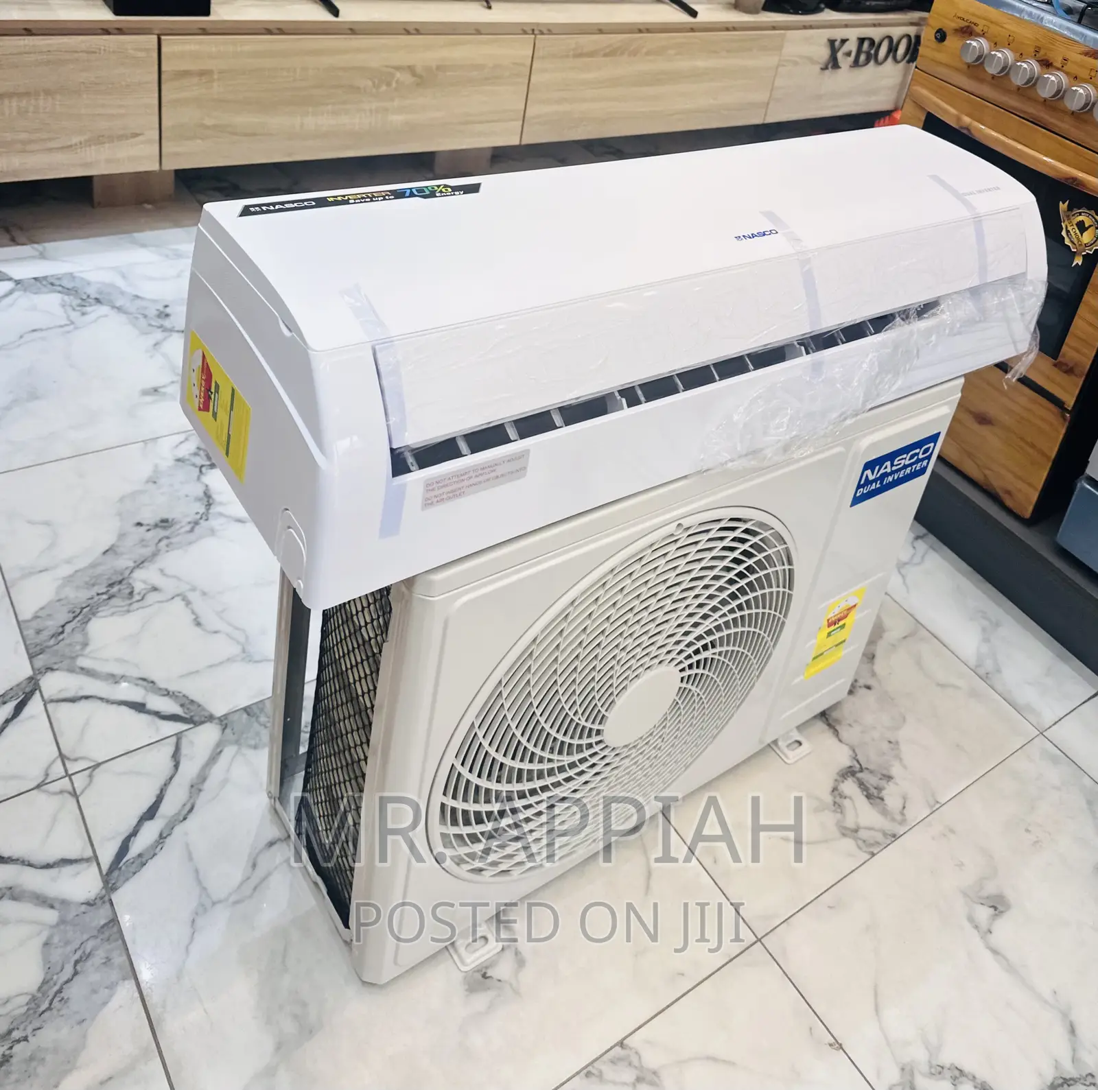 Fast Chilling Nasco 2.5hp Split Type Dual Inverter Ac,White